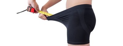 Men's boxer briefs and measuring tape